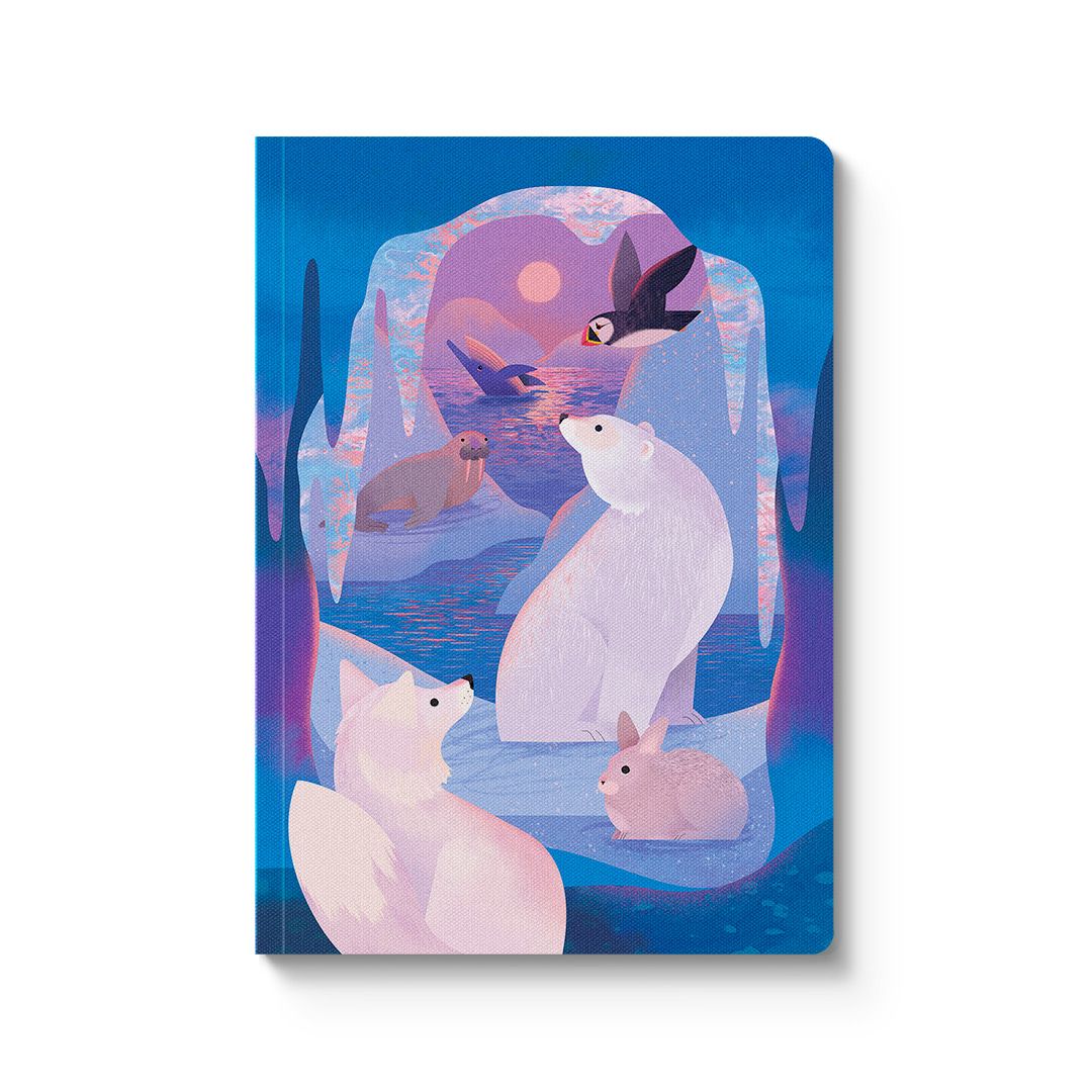 Muistikirja A5 Ohh Deer - Animals of the Arctic