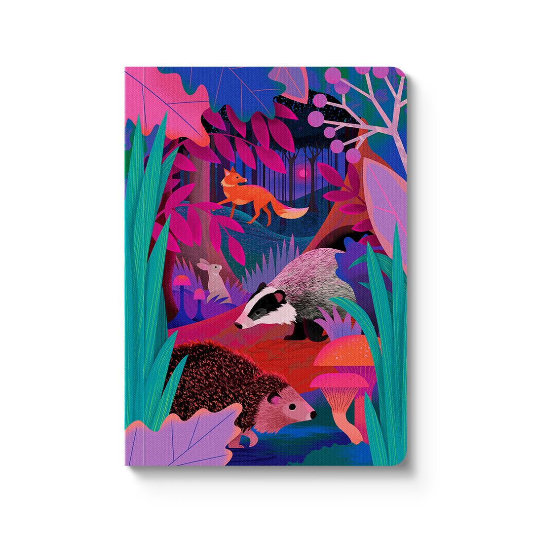 Muistikirja A6 Ohh Deer - British Woodland