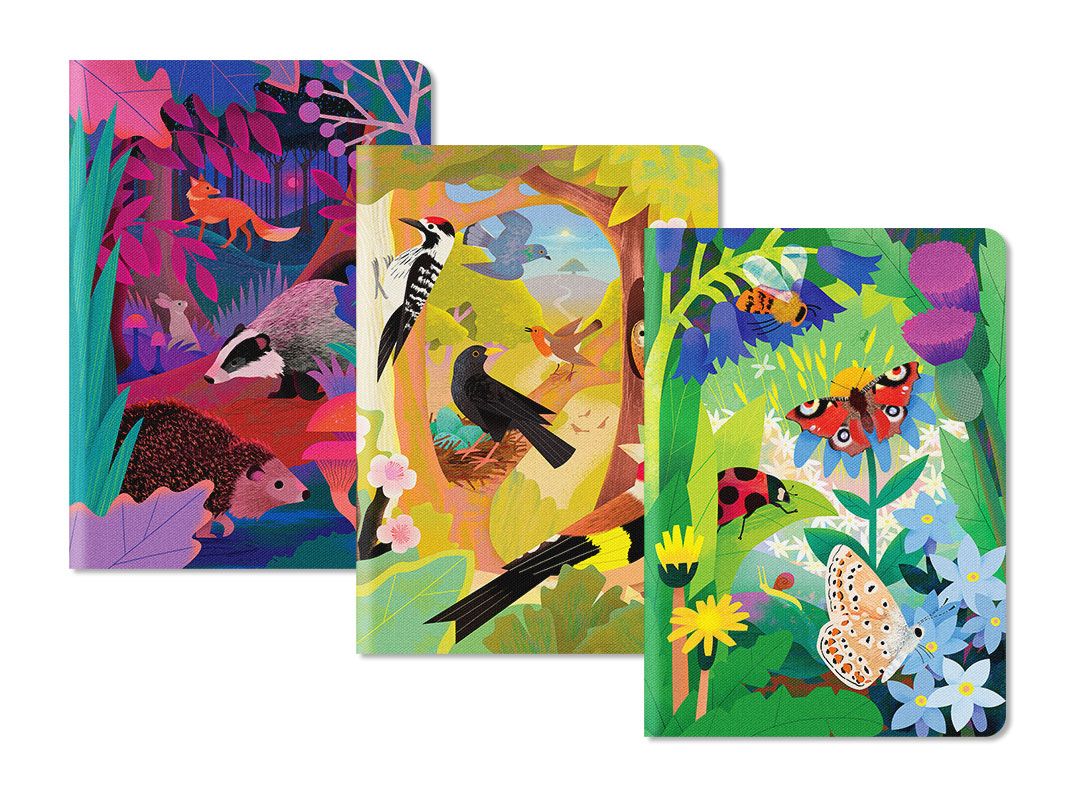 Vihkopakkaus A5 Ohh Deer - British Wildlife