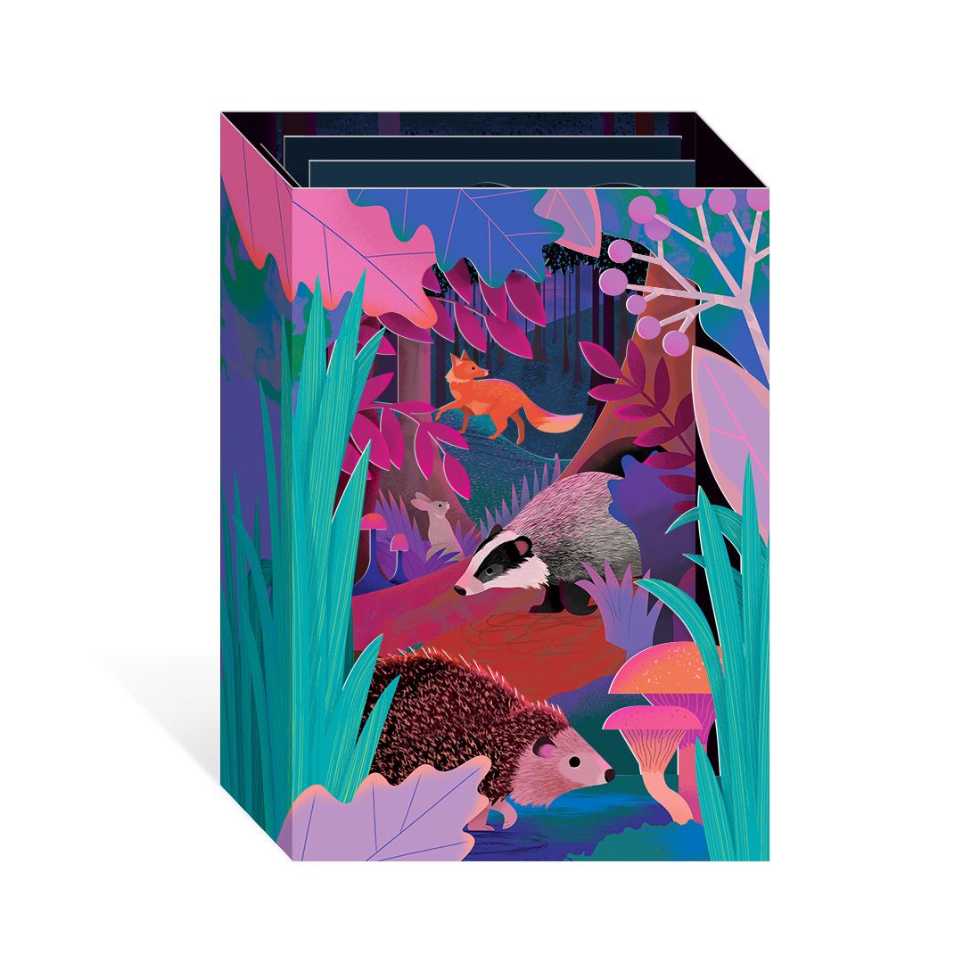 3D-kortti Ohh Deer  - Pop-up Mammals