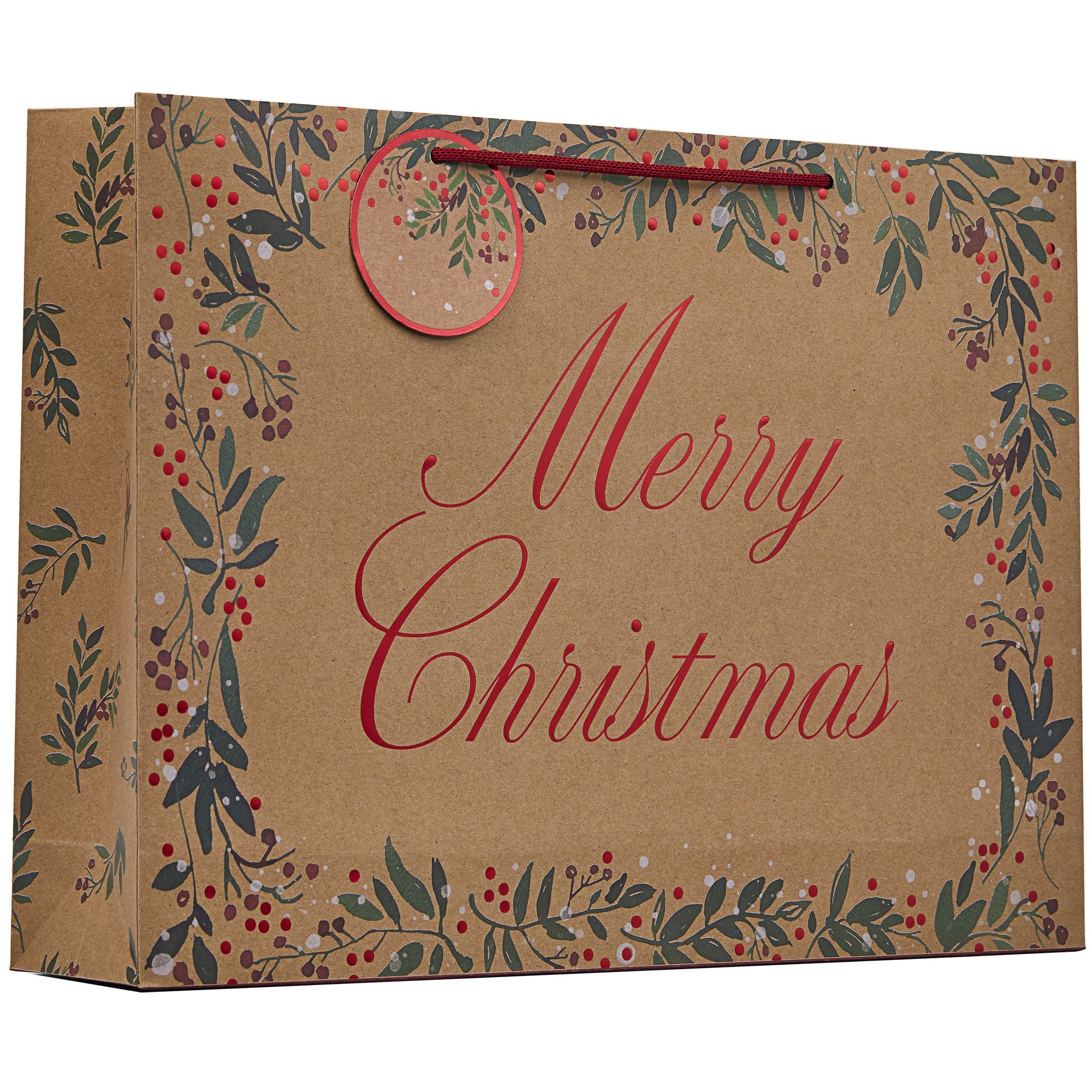 Lahjakassi joulu XL Partisan - Christmas Garland "Merry Christmas"