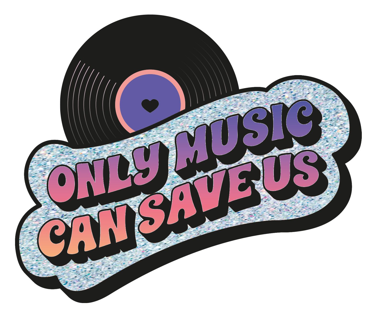 Vinyylitarra Putinki Design - Only music can save us (LP levy)