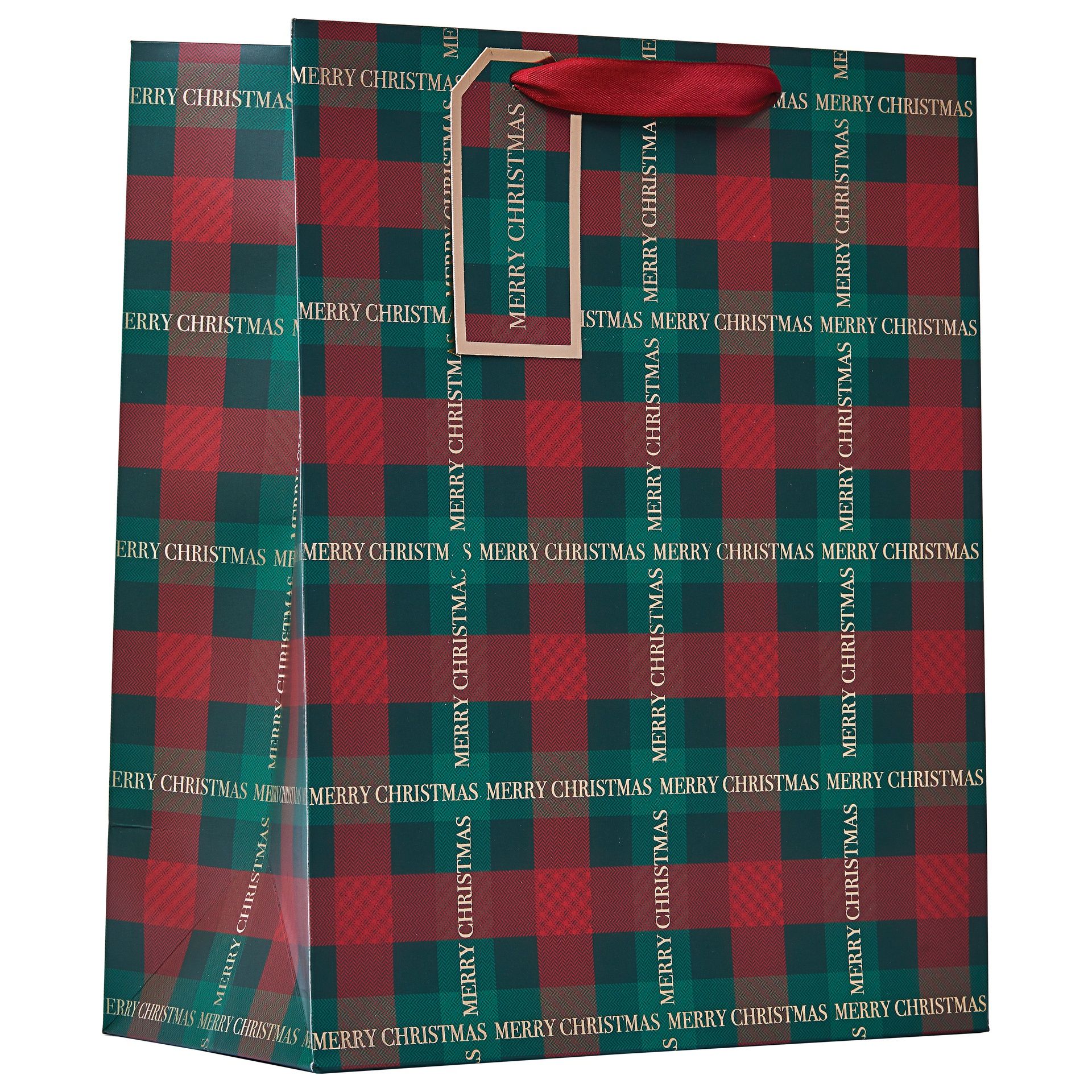Lahjakassi joulu L Partisan - Christmas Tartan "Merry Christmas"