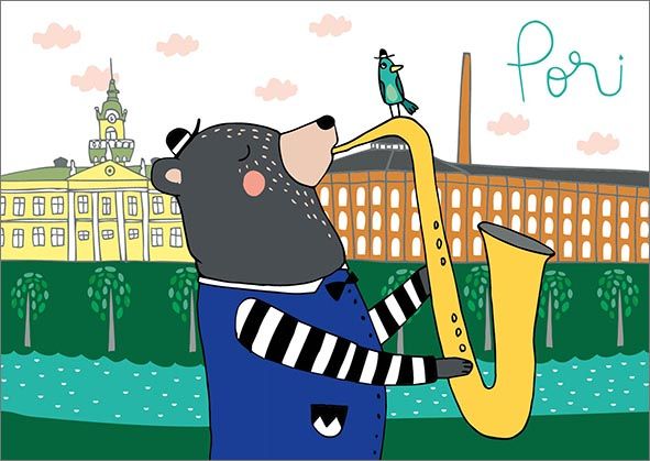 Postikortti Mira Mallius-Pori