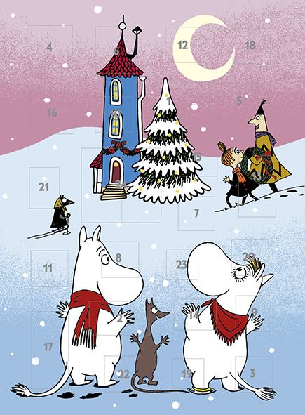 Joulukalenteri A4 Putinki Muumi - Muumitalon joulu