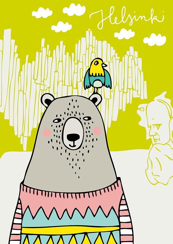 Postikortti Mira Mallius - Sibelius-monumentti