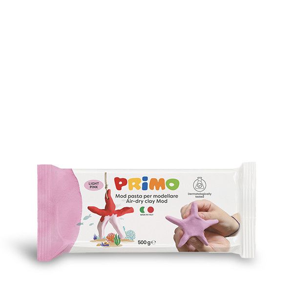 PRIMO kevyt muovailumassa 500g pinkki ilmassa kovettuva