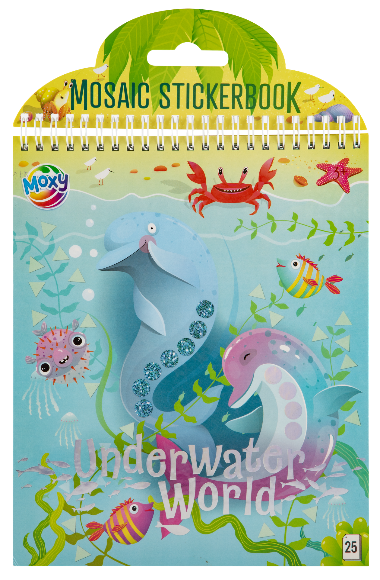 Mosaic Stickerbook Underwaterworld, 24x20cm, 25sh