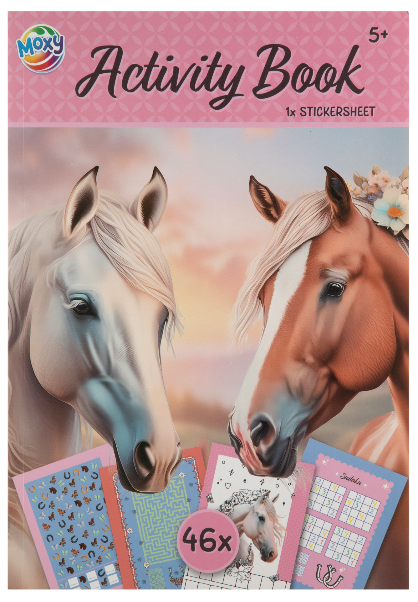 HORSE Activity Book A4, 24 sheets, incl stickers