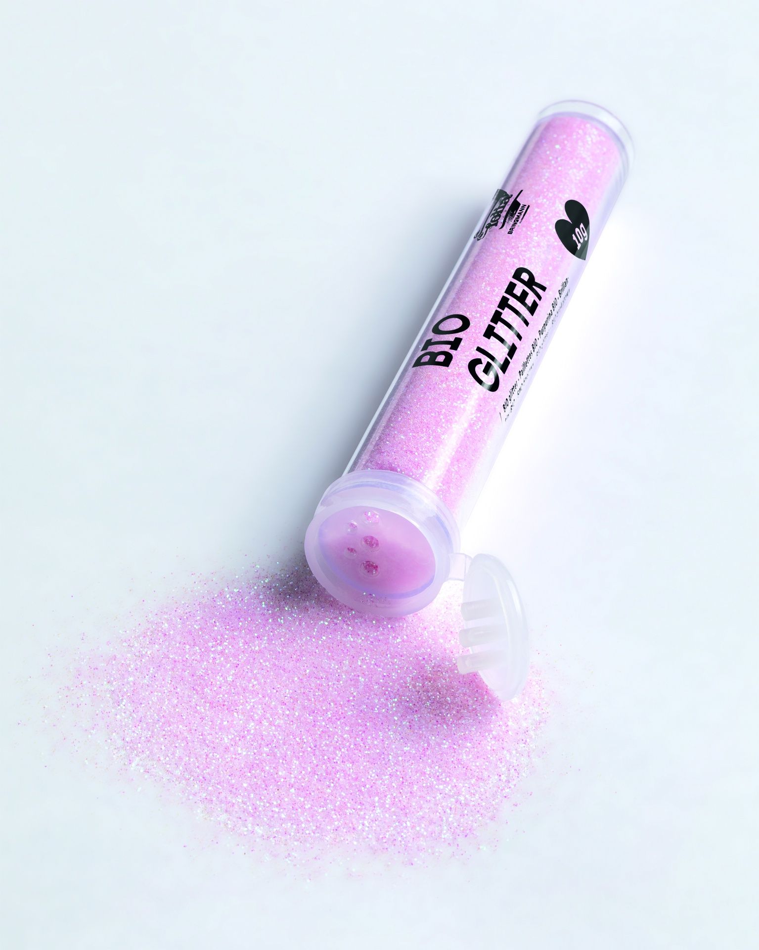 BIO Glitter 10g iridescent rose