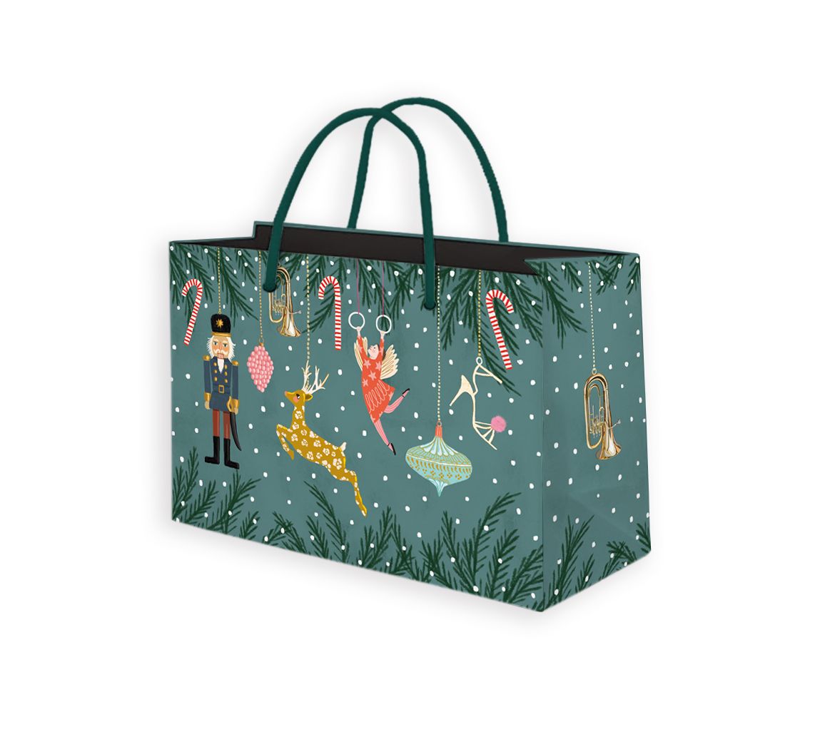 Lahjakassi joulu M Putinki Johanna Ilander - Joulukoristeet kuusen oksilla