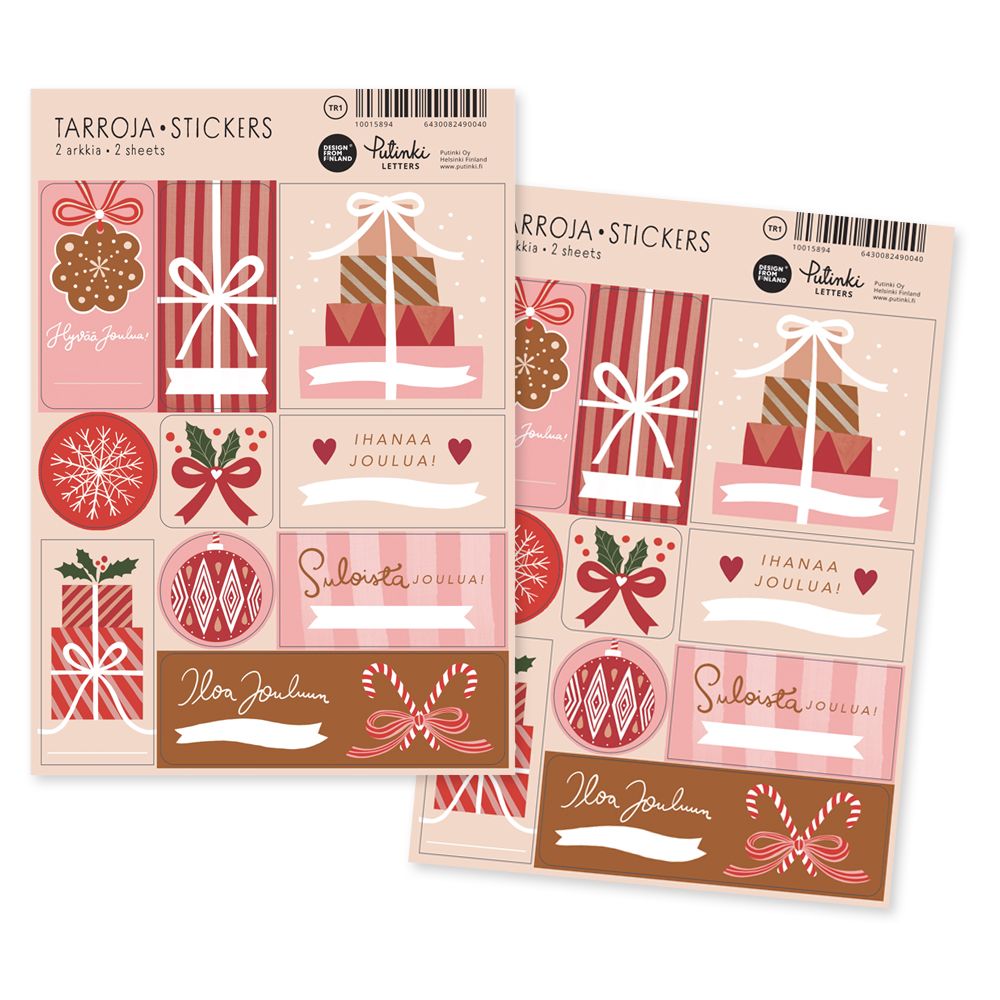 Pakettitarrat Putinki Letters - Pipari ja paketit