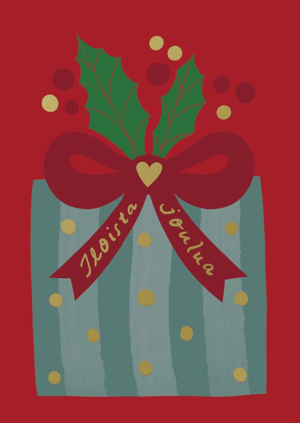 Joulukortti Putinki Letters - Paketti, Iloista joulua!