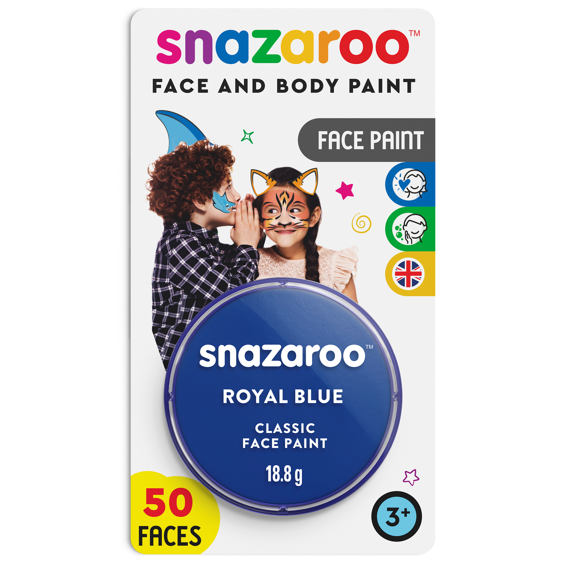 Snazaroo kasvoväri 18ml sininen