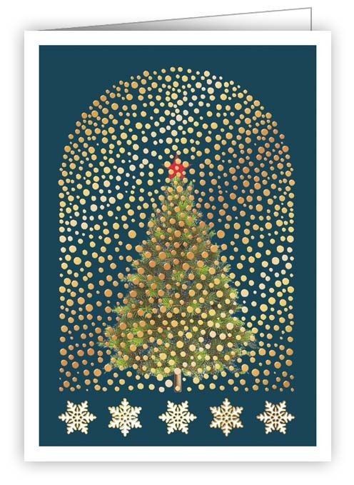 Pakettikortti joulu Quire - Joulukuusi