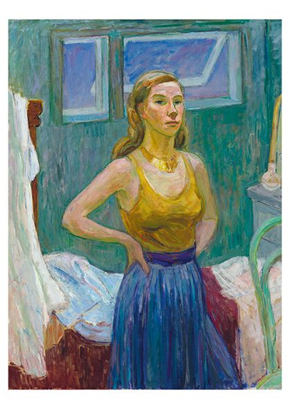 Postikortti Tove Jansson - Omakuva