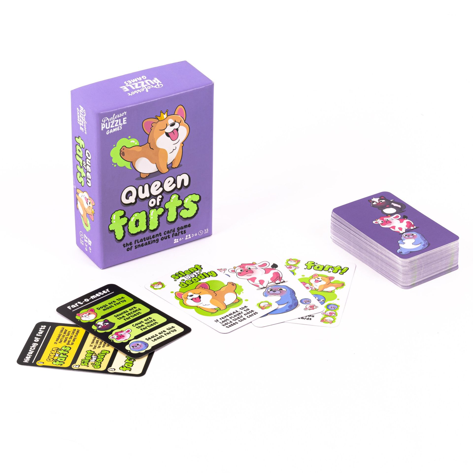 Korttipeli Professor Puzzle - Queen of Farts