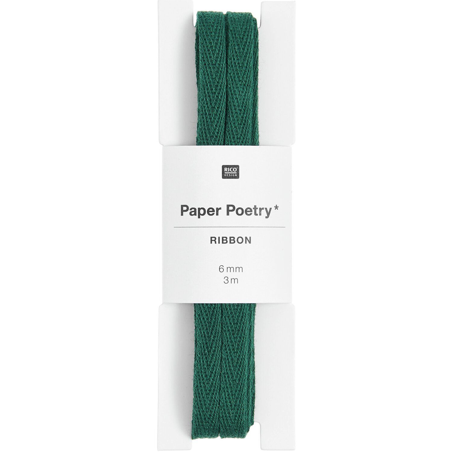 Puuvillanauha Paper Poetry - Vihreä
