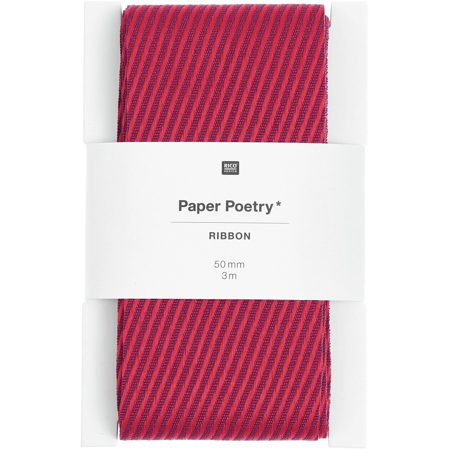 Lahjanauha 38mm Paper Poetry - Duo Stripes Red/white