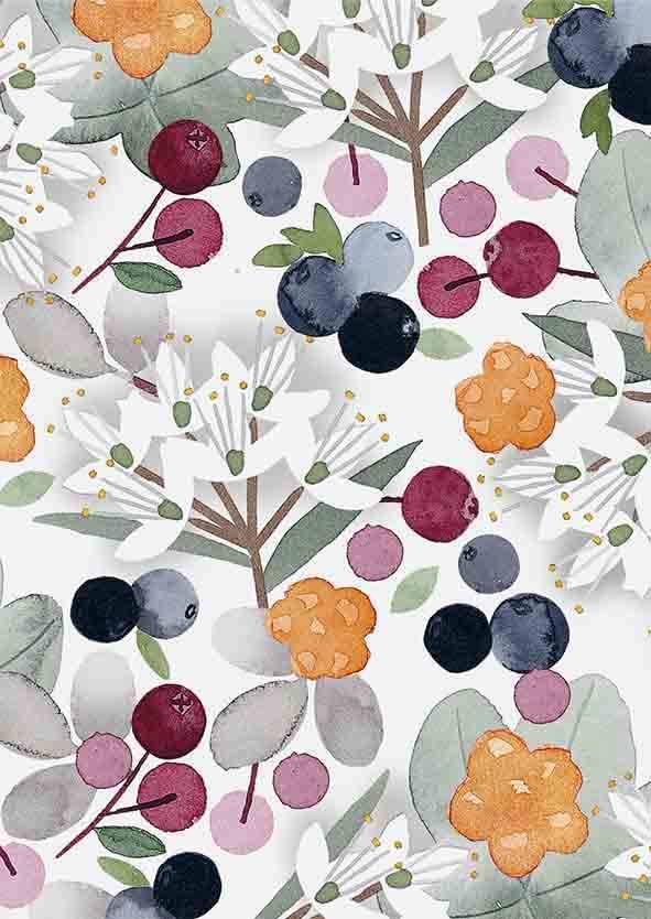 Postikortti Pentik - Metsämarja