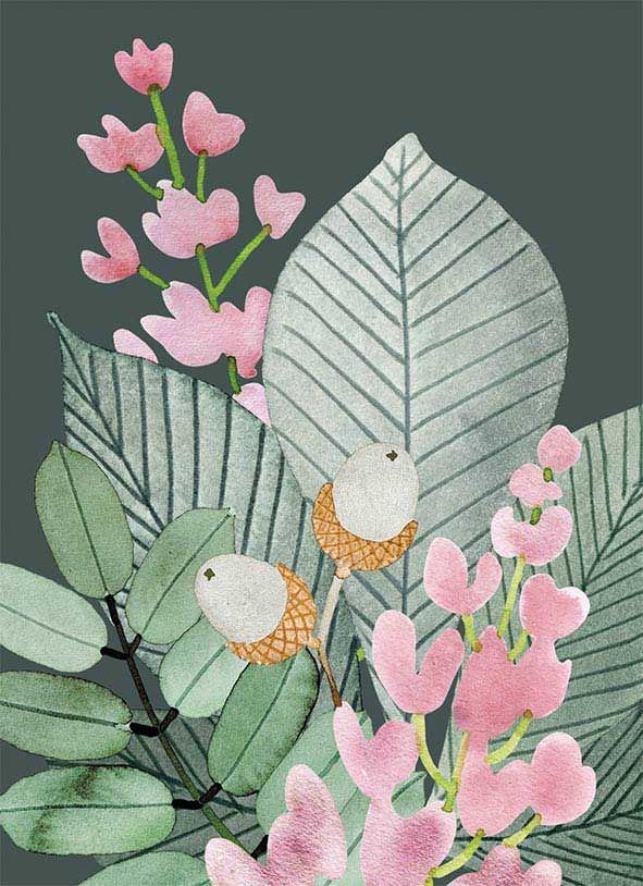 Postikortti Pentik - Puisto