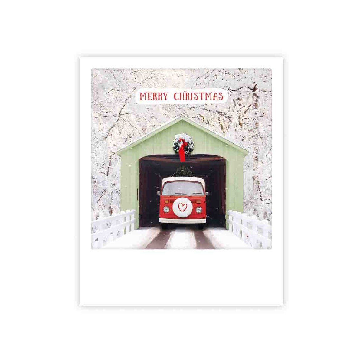 Postikortti joulu Pickmotion - Merry Christmmas, auto
