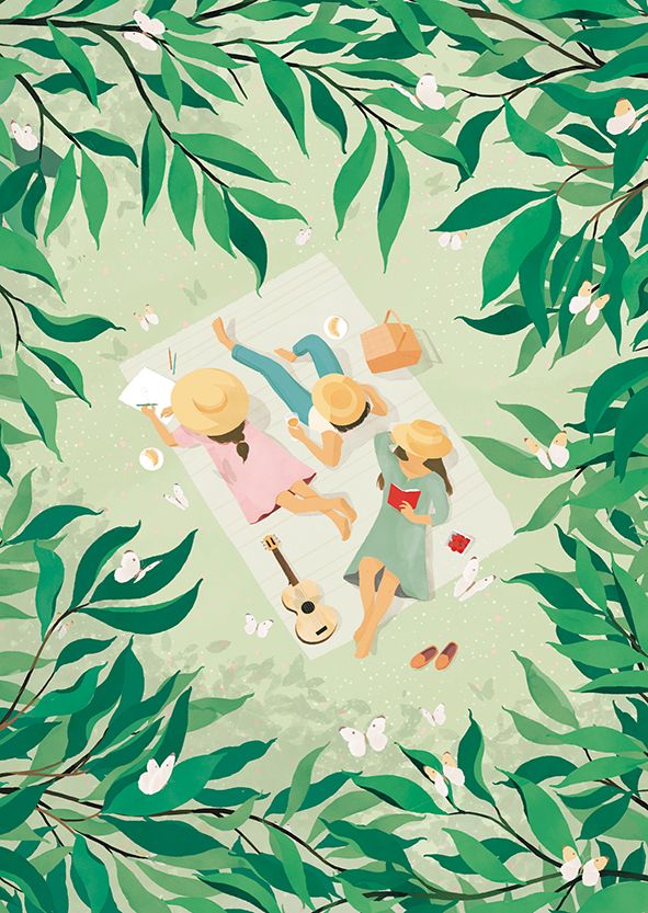 Postikortti Polka Paper - Picnic