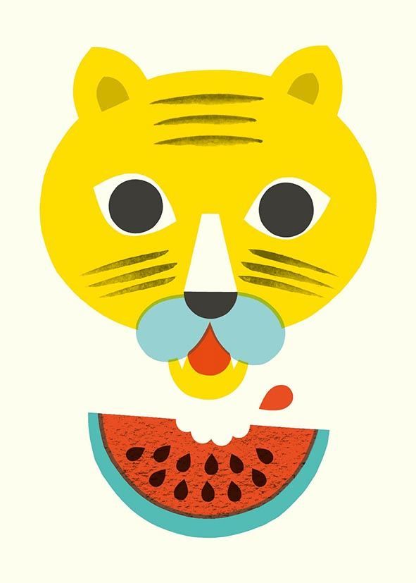 Postikortti Polka Paper - Vesimeloni