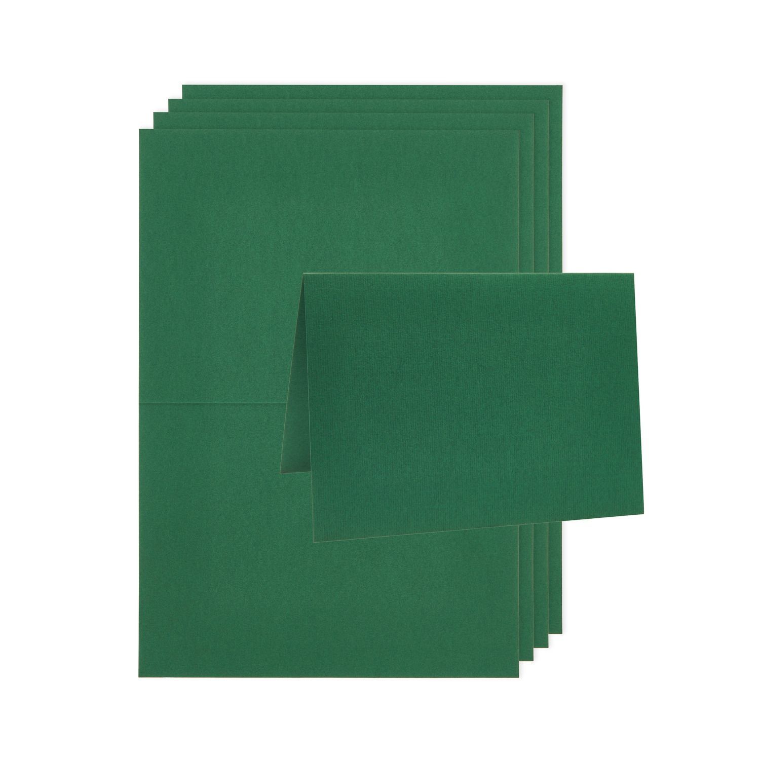 2-osaiset kortit 5kp C6 Paper Poetry - Dark green