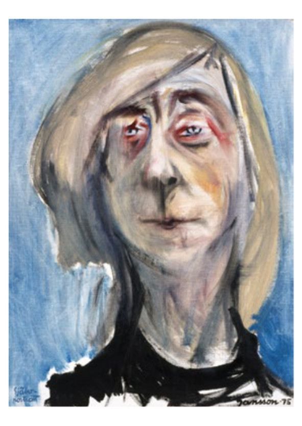 Postikortti Tove Jansson - Omakuva 1975