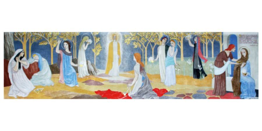 Postikortti panoraama Tove Jansson - Kymmenen neitsyttä