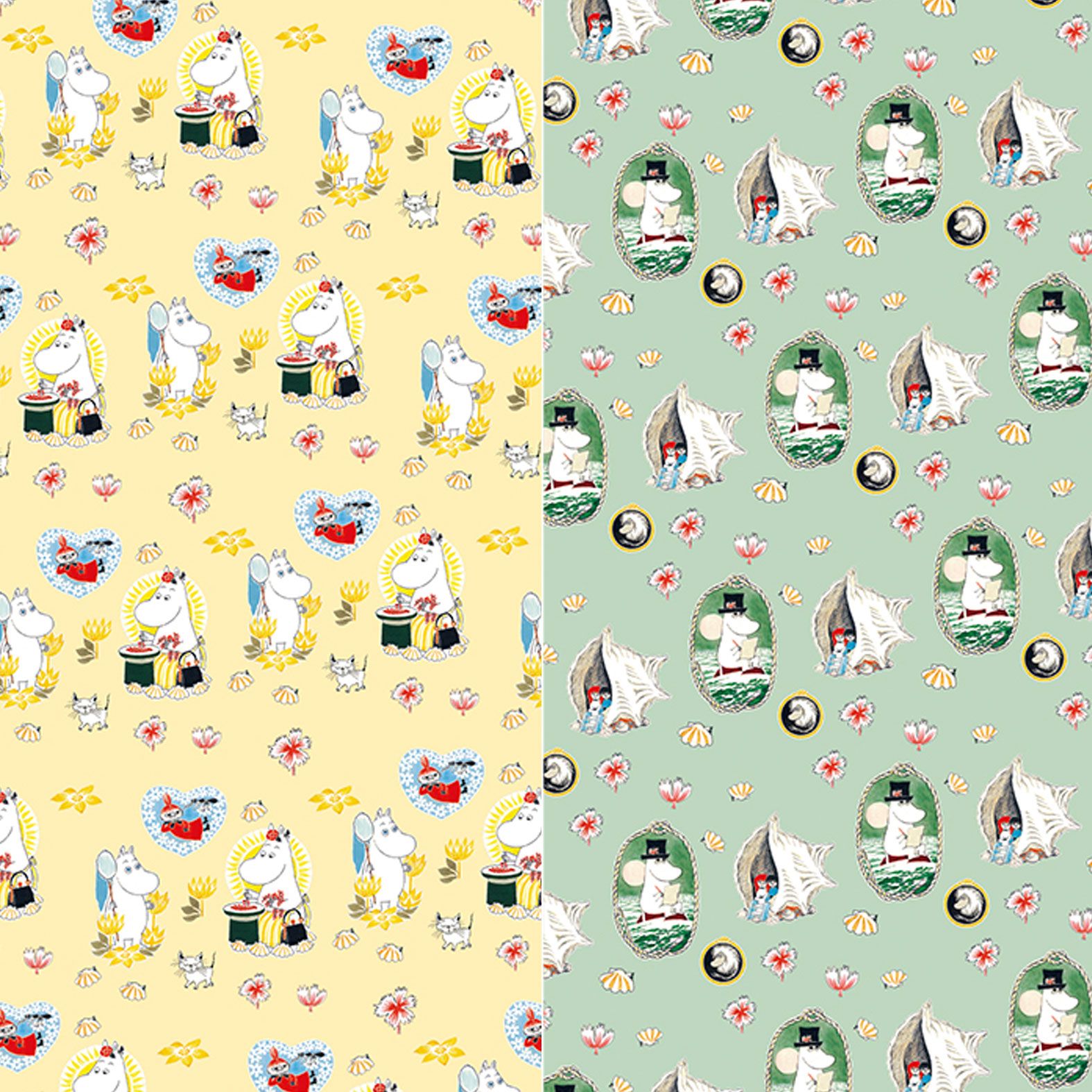 Lahjapaperirulla Putinki Muumi - Kiiltokuva