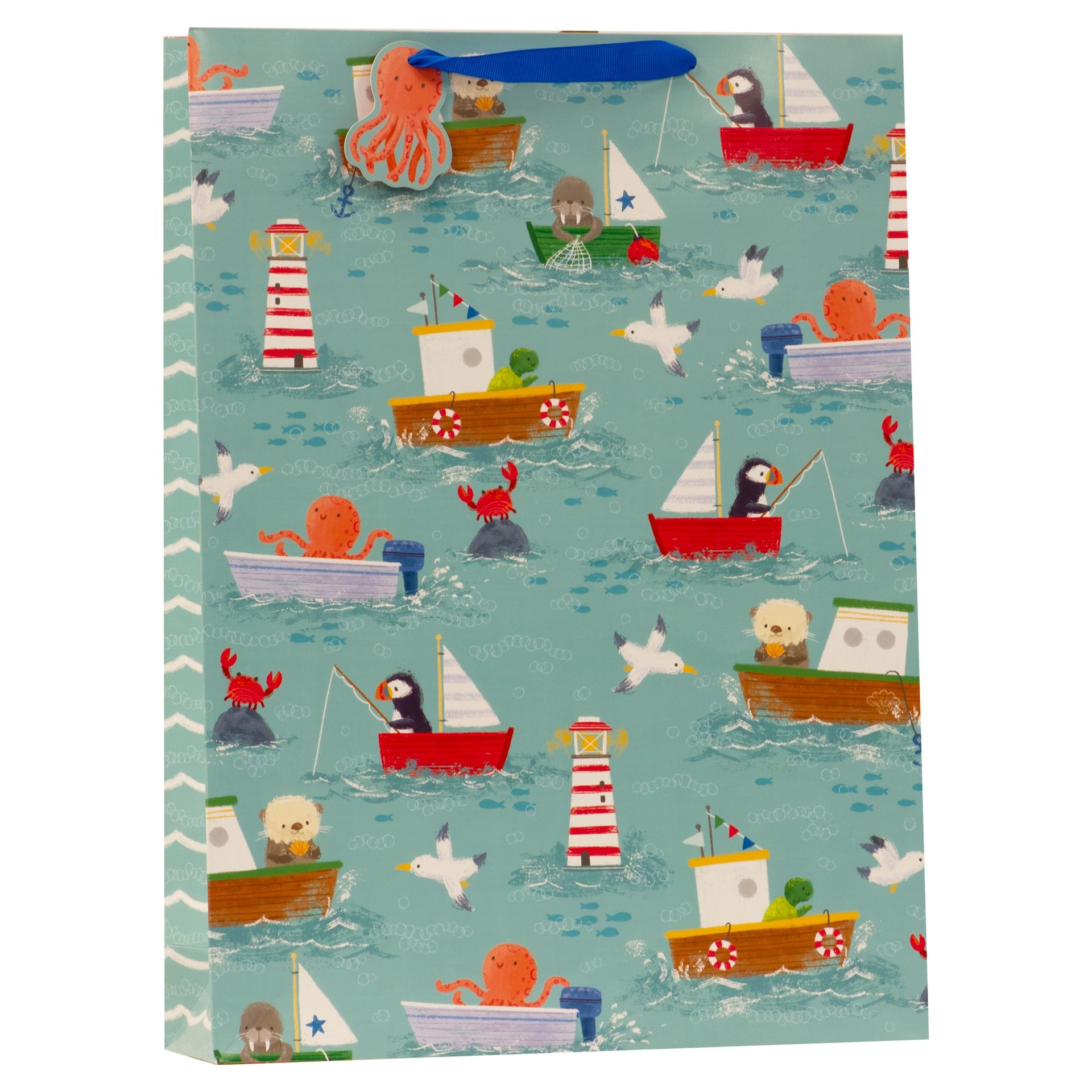 Lahjakassi XL Partisan - Ahoy There! Blue