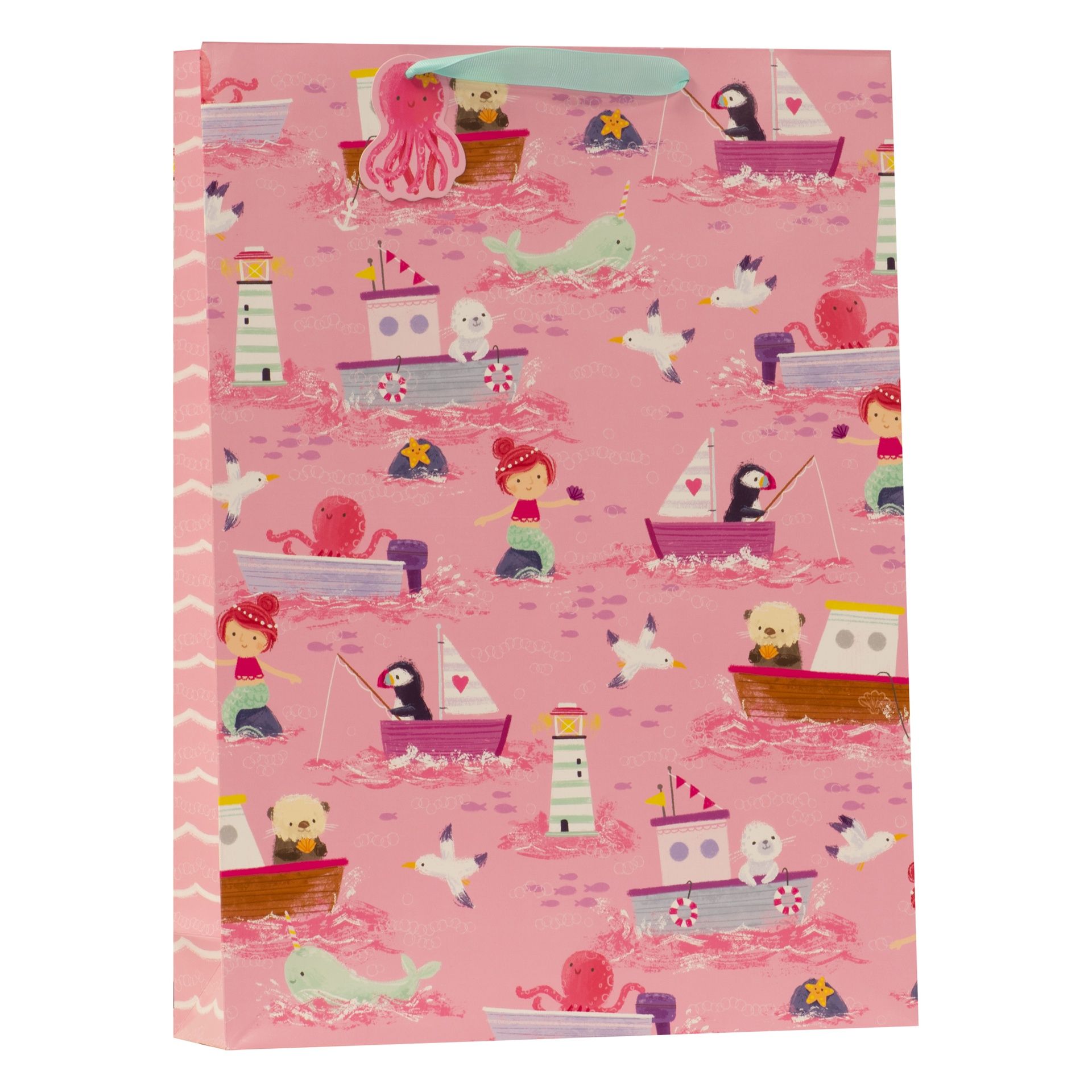 Lahjakassi XL Partisan -  Ahoy There! Pink