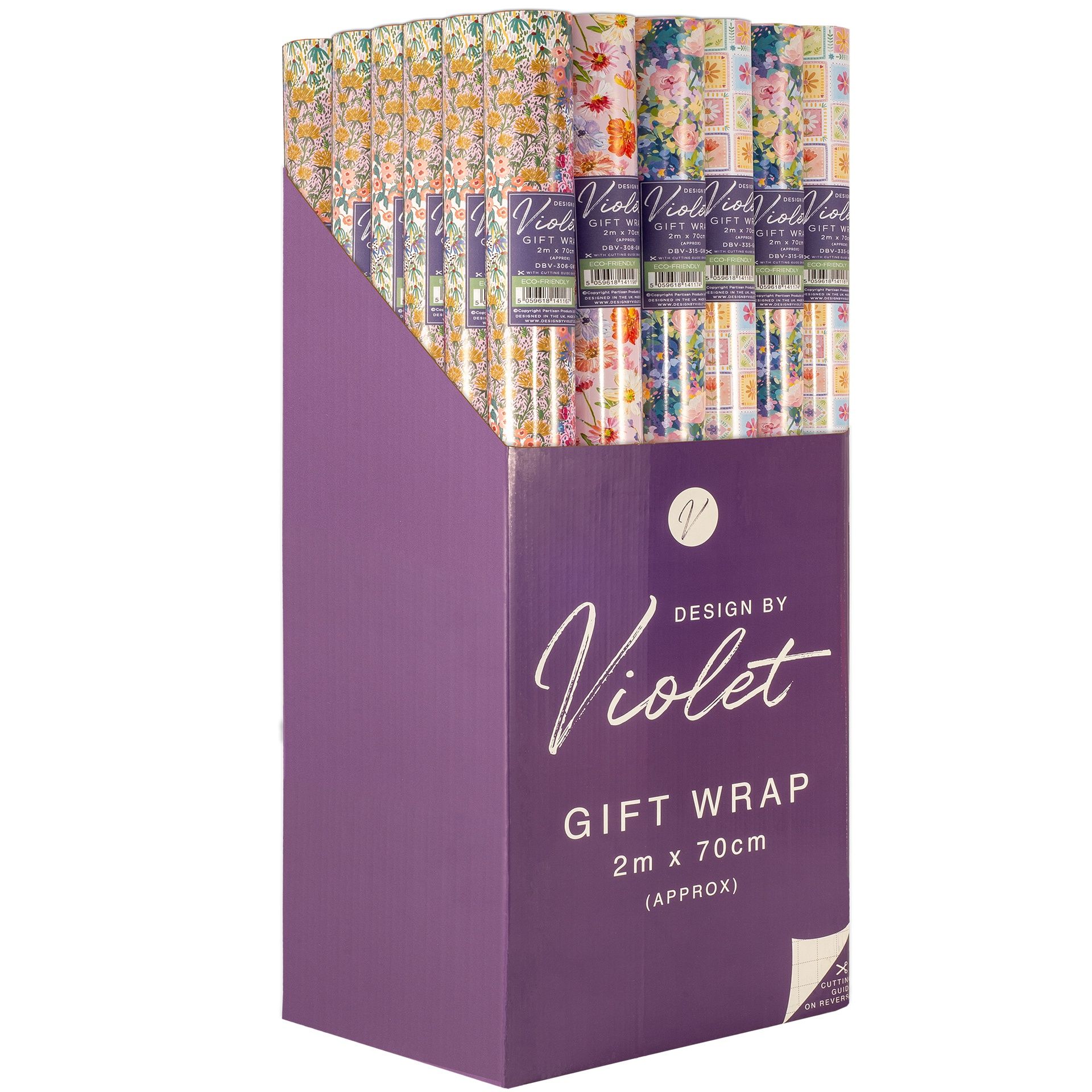 Lahjapaperirulla Partisan - Floral Mix