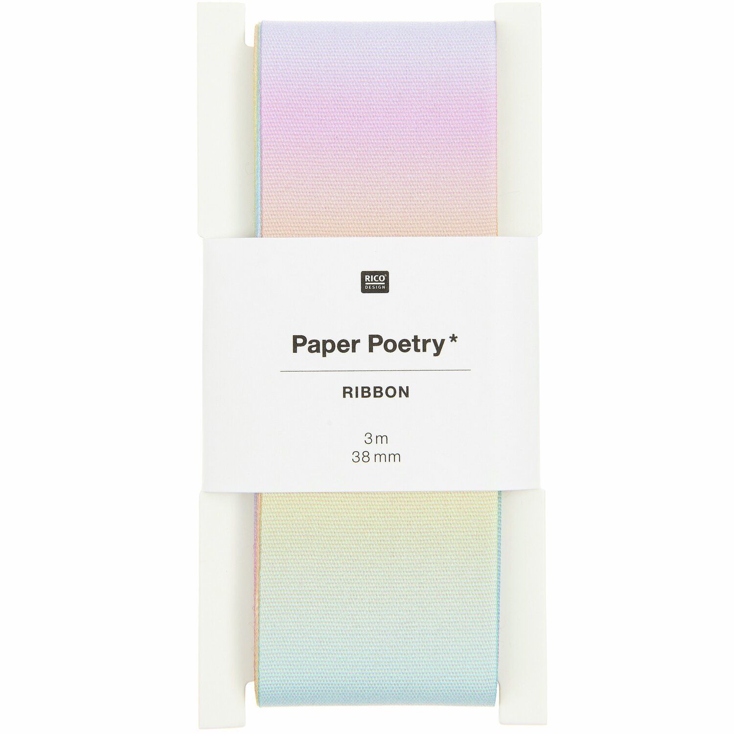 Lahjanauha 38mm Rico Design - Gradient pastel rainbow