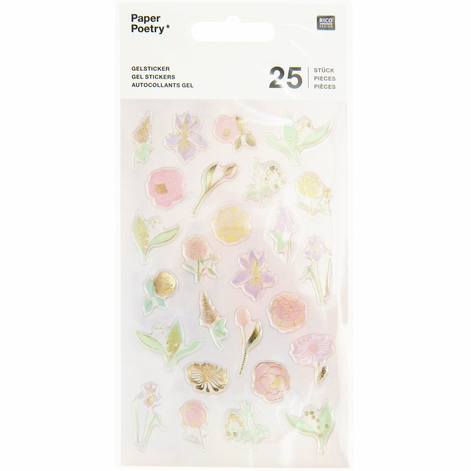Geelitarrat Rico Design - Flowers pastel