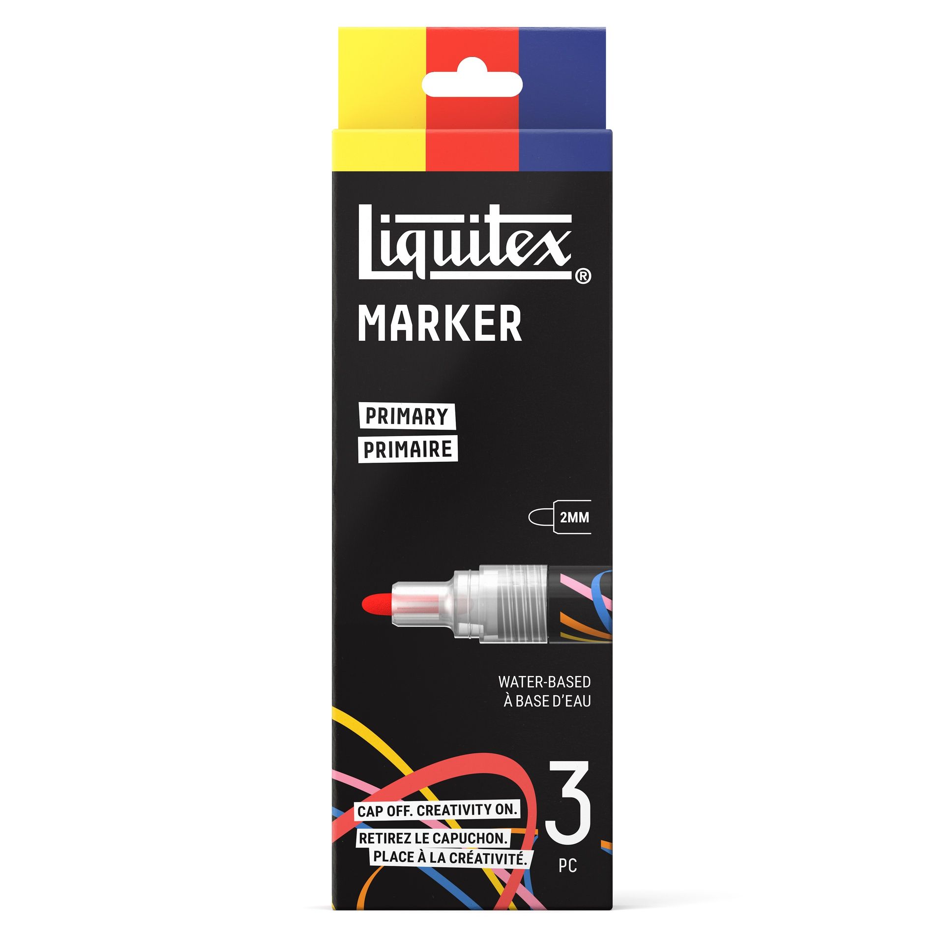 Akryylitussi Liquitex 3X2 mm Primary