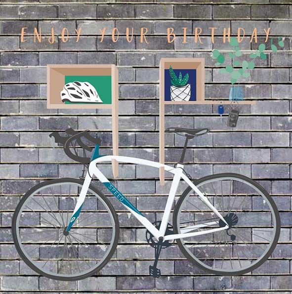 2-osainen kortti Belly Button - Enjoy Your Birthday