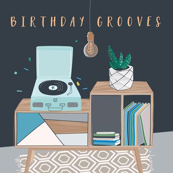 2-osainen kortti Belly Button - Birthday Grooves