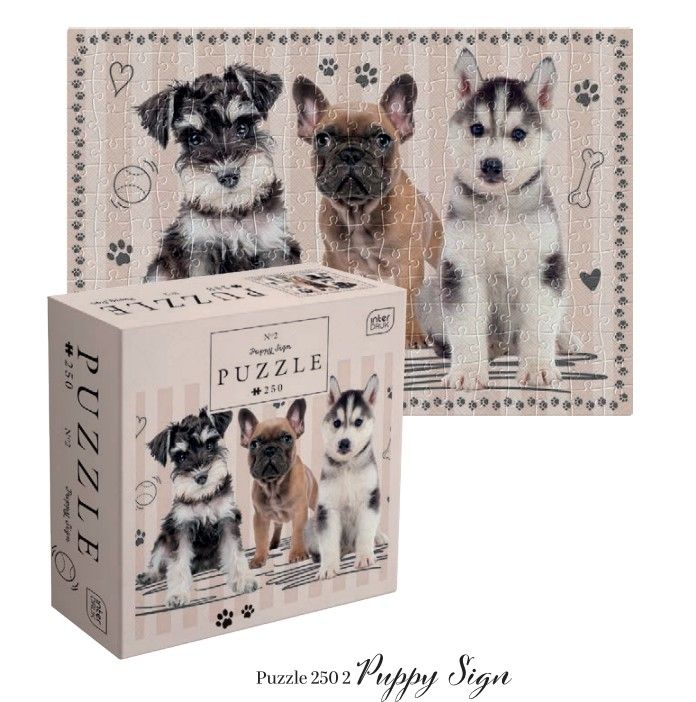 Palapeli 250 palaa Interdruk -Puppy sign 2