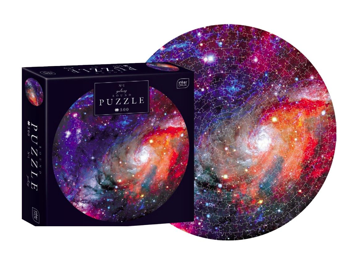 Palapeli 500 palaa Interdruk - Round Galaxy
