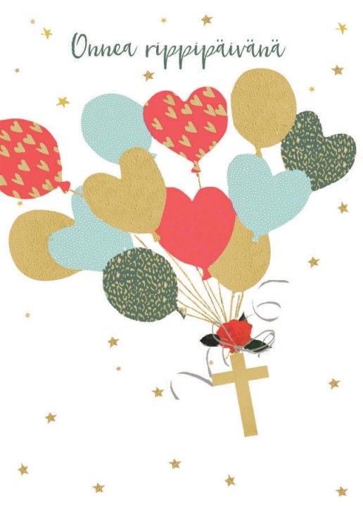 2-osainen kortti Hammond Gower - Rippi ilmapallot