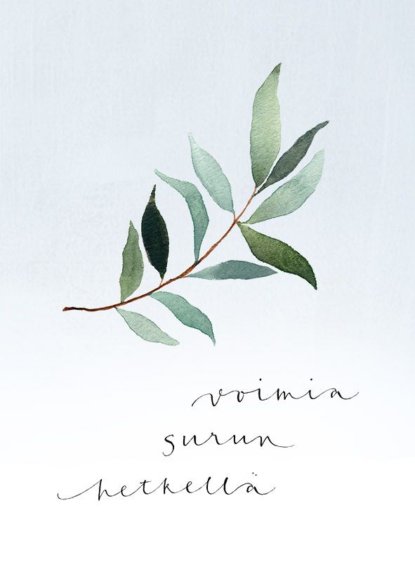 2-osainen kortti suru Henna Adel - Lehvä