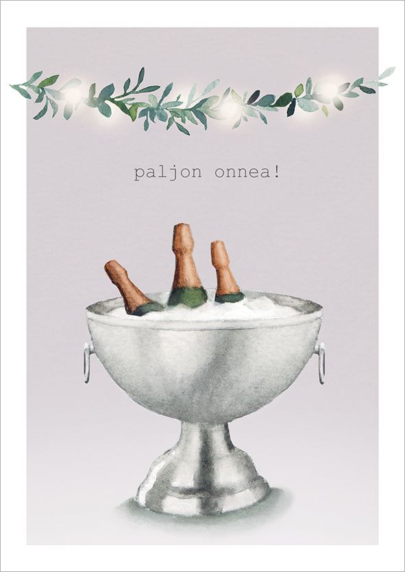 2-osainen kortti Henna Adel - Paljon Onnea, cooler
