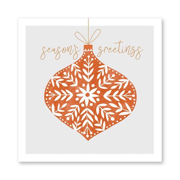 2-osainen kortti joulu The Art File - Joulukoriste