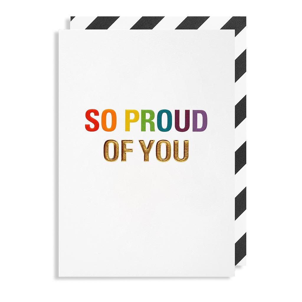 2-osainen kortti Lagom - So proud of you
