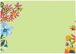 Kirjepaperisetti Roger la Borde - Flower Field