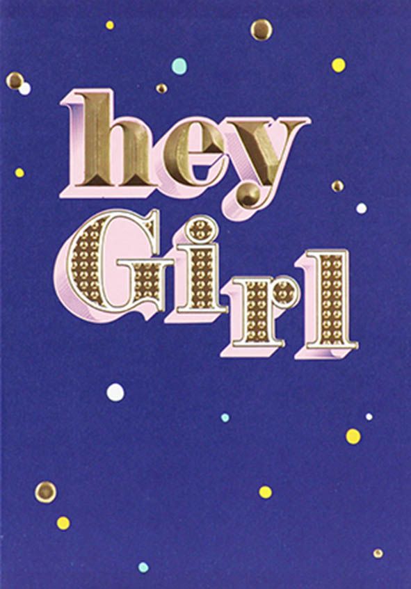 2-osainen kortti Meraki - Hey Girl