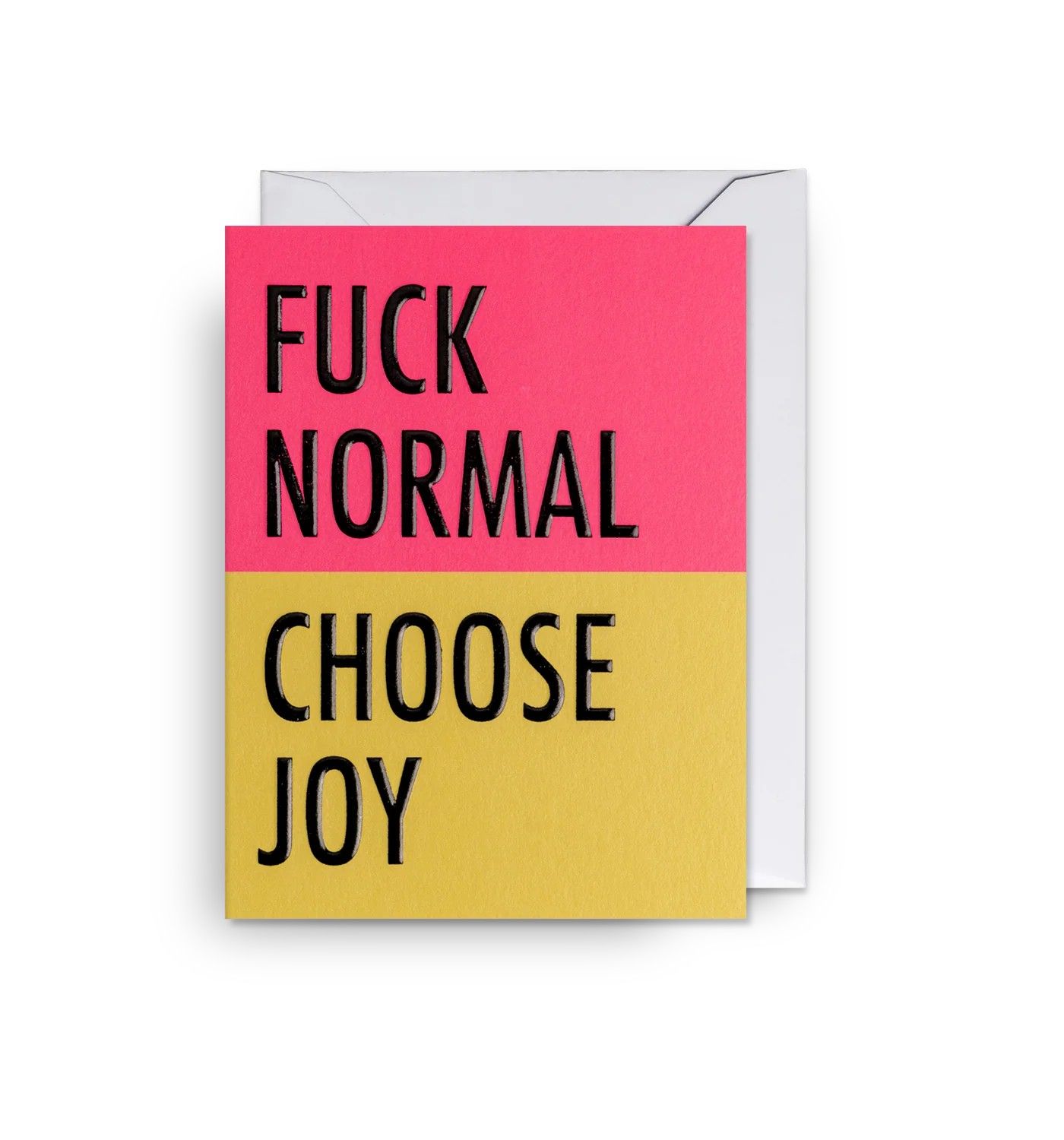 Pikkukortti Lagom - Fuck Normal, Choose Joy